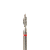 Fresa/Broca de diamante, forma de llama roja 2.3 8mm